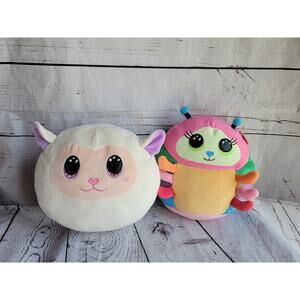 Ty Squish A Boo Fluffy The Lamb Ness Caterpillar 8 Inch Plush Stuffed Animal Toy
